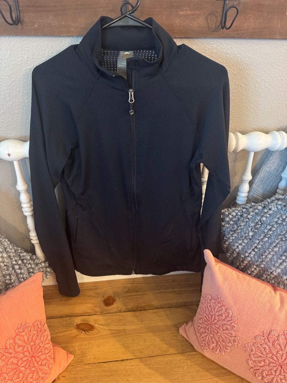 Women's Black Bomber Zip-Up Jacket
